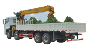 Grúa manual 8*4 con volante a la derecha, grúa de brazo recto de 15 toneladas montada en camión en Japón - Product Image 4