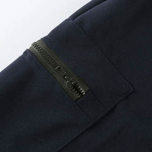 OEM haute qualité dames coupe ajustée taille haute pantalon d'hiver couleur unie devant plat Streetwear décontracté Hip Hop pantalon taille élastique - Product Image 4