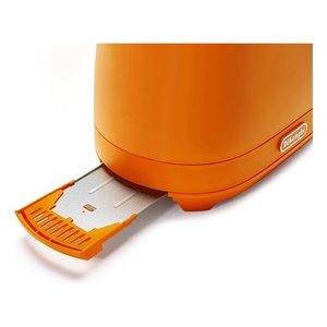 เครื่องปิ้งขนมปังเดอลองกี้ 550W สีส้ม 2 ช่อง พร้อมคีมสำหรับใช้ในครัว - Product Image 3