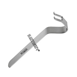 Retracteur vert premium Satinsky 22,5 cm, instrument chirurgical vétérinaire manuel, acier inoxydable, poignée ergonomique - Product Image 6