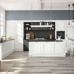 Gabinete de base de fregadero de cocina pequeño y moderno para habitaciones pequeñas Material de madera de color gris - Product Image 5