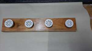 Poignée de tiroir en bois et résine, boutons de commode en bois et résine, bouton de porte rustique pour armoire, best-seller - Product Image 6