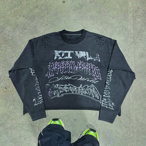 T-shirt pour homme de haute qualité, tissu en coton 100% Terry 350 g/m², imprimé, lourd, surdimensionné, impression personnalisée, séchage rapide, respirant - Product Image 4