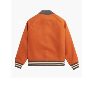 <b>Men's</b> Clothing <b>Men's</b> <b>Jacket</b> Wool Customized Material <b>Long</b> Sleeve New Fashion Design College Baseball <b>Jacket</b> For <b>Men</b> - Product Image 5