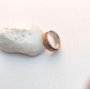 925 <b>sterling</b> <b>silver</b> <b>Band</b> <b>Rings</b> Anti Anxiety <b>Silver</b> Jewelry Promise <b>Rings</b> for Women Handmade 925 <b>Sterling</b> <b>Silver</b> Spinner <b>Rings</b> - Product Image 5