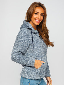Vêtements Hoodies Usa Taille Sweat à capuche pour femme et haute qualité coupe ample vêtements à la mode survêtement femmes épaule tombante - Product Image 3