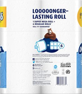 Papier toilette Charmin Ultra Soft Wide - 6 rouleaux jumbo, 221 feuilles - Product Image 5