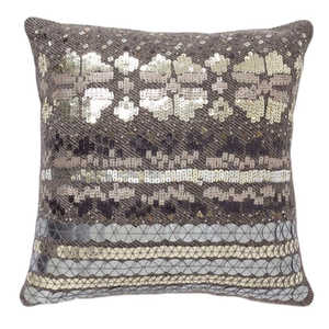 ปลอกหมอนผ้าฝ้ายสี่เหลี่ยมประดับลูกปัด azo สำหรับตกแต่งห้องนั่งเล่น - Product Image 1