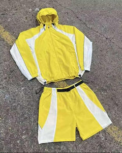 OEM Custom Pattern Logo Summer <b>Men</b> 2 Pieces Set <b>Jogging</b> Suits T shirt and <b>Shorts</b> Set Tracksuit for <b>Men</b> - Product Image 1