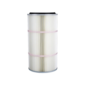 Cartucho de filtro de polvo industrial de pliegues profundos para colector de polvo de alto volumen de aire - Product Image 1