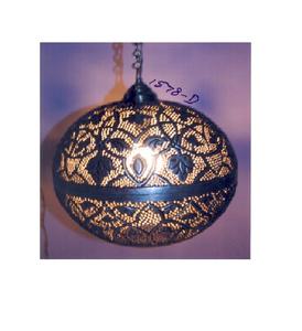 Decoración DE BODA Linterna Metal Vela Linterna Latón Lámparas colgantes - Product Image 1