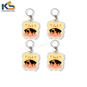 <b>Custom</b> Acrylic Promotional Gifts <b>Custom</b> Personalized Printing Acrylic <b>Keychain</b> Double-Side Printed Keychains - Product Image 2