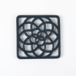 Metal Hot Pot Stand Iron Hot Pot Holder Cast Iron <b>Trivet</b> Hot Plate Holder with Vine Pattern Vintage <b>Kitchen</b> - Product Image 4