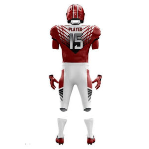 Uniforme de football américain de style tendance Conception personnalisée Tissu à séchage rapide respirant Usine OEM ODM Fournisseurs du Pakistan - Product Image 2