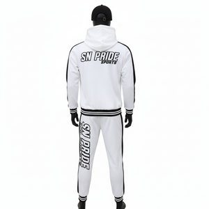 Chándal Deportivo Unisex Profesional de Color Sólido, Transpirable, 100% Algodón, Color Personalizable - Product Image 3