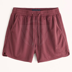 Pantalones Cortos Deportivos Casuales para Hombre, de Cintura Media, de Malla, de Secado Rápido, Transpirables, con Patrón Sólido, de Poliéster/Nailon, los Más Vendidos al por Mayor - Product Image 1