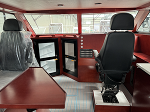 Điện <span class=keywords><strong>Catamaran</strong></span> 11.6m * 3.5m nội thất sang trọng nhôm tàu đánh cá trailerable thuyền đánh cá - Product Image 2