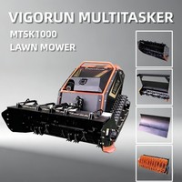 Broyeur forestier télécommandé sans fil Vigorun MTSK1000 à moteur 4 temps auto-chargeant 56V 6000W avec dynamo pour maintenir la batterie au top de sa charge