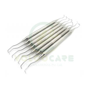 VENTA CALIENTE CURETA JUEGO DE 7 CURETAS PERIODONTALES MANGO HUECO DISPONIBLE EN TODOS LOS TAMAÑOS - Product Image 1
