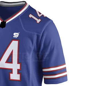 <b>Cheap</b> Price Quick Dry Breathable Short American <b>Football</b> Jerseys OEM Customized Moisture-Wicking Eco-Friendly High Quality - Product Image 4