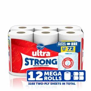 Char min Ultra Soft Cushiony' Touch Papel higiénico 24 Mega Rollos familiares = 123 Rollos regulares - Product Image 3