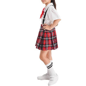 ชุดนักเรียนเด็กผู้หญิงขายตรงจากโรงงาน ขายส่ง รับทำโลโก้ ชุดนักเรียนสองชิ้น - Product Image 3