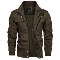 Blouson Bomber Formel Ample à Col Montant avec Doublure Sherpa, Motif Uni, Vente en Gros Direct Usine, Faible MOQ, Expédition Mondiale