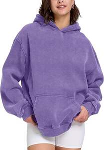 Sudaderas con capucha informales de invierno para hombre Color sólido 100% algodón Ajuste regular Transpirable Ecológico - Product Image 2