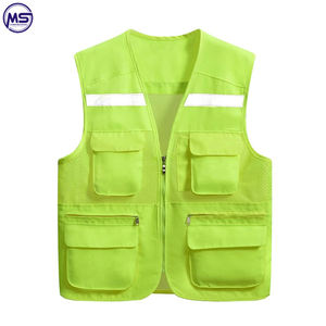 Offre spéciale, impression de Logo personnalisé de haute qualité, nouvelle conception sans manches, gilet de sécurité - Product Image 2