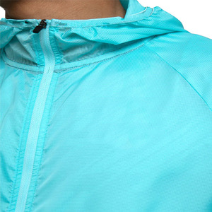 Veste coupe-vent en toile à capuche pour homme, couleur personnalisée, légère, imperméable, respirante, écologique, veste de pluie pour adultes - Product Image 5