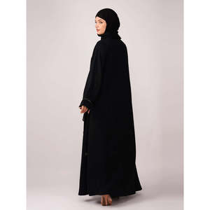Ensemble Abaya en crêpe Azizah Handwork - Product Image 4