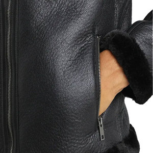 Veste en cuir de vachette 100% de haute qualité, nouvelle veste en cuir pour homme, élégante, à séchage rapide, pour la saison hivernale - Product Image 4