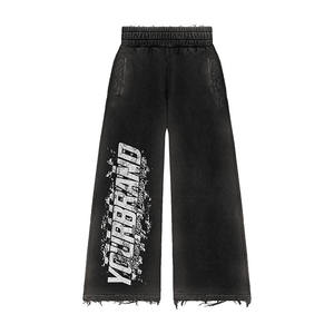 Ensemble tendance unisexe surdimensionné : sweat à capuche et pantalon de survêtement – Survêtement décontracté 100 % coton avec broderie et imprimé - Product Image 6