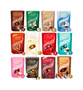 Trufas de Chocolate con Leche Lindtt Lindor en Cono de 200g con 35g de Grasa por 100g, Textura Cremosa y Rica para un Chocolate Indulgente - Product Image 1