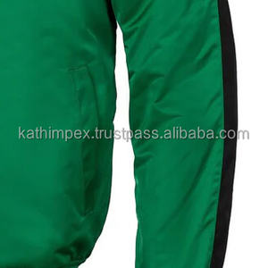 Venta al por mayor verde negro elegante ligero transpirable satén chaquetas de los hombres ideales para Casual y Streetwear Pedido a granel - Product Image 4