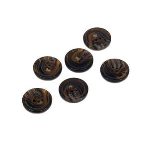Boutons à 4 trous en corne de boeuf véritable pour Kurta Pajama et vêtements ethniques - Product Image 2
