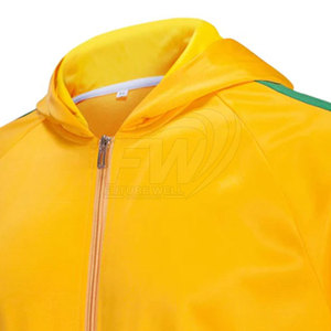 Chándal de calidad superior para hombre con Sudadera con capucha y pantalones con cremallera y logotipo personalizado - Product Image 4