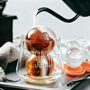 Molde de silicona para cubitos de <span class=keywords><strong>hielo</strong></span> al por mayor, fácil liberación, fabricante de bolas de <span class=keywords><strong>hielo</strong></span> para whisky, molde de silicona reutilizable para bolas de <span class=keywords><strong>hielo</strong></span> - Product Image 4