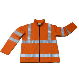 Veste de sécurité d'hiver chaude à manches longues en gros, 300D Oxford, réfléchissante, respirante, coupe-vent, imperméable, multi-poches, logo personnalisé - Product Image 1