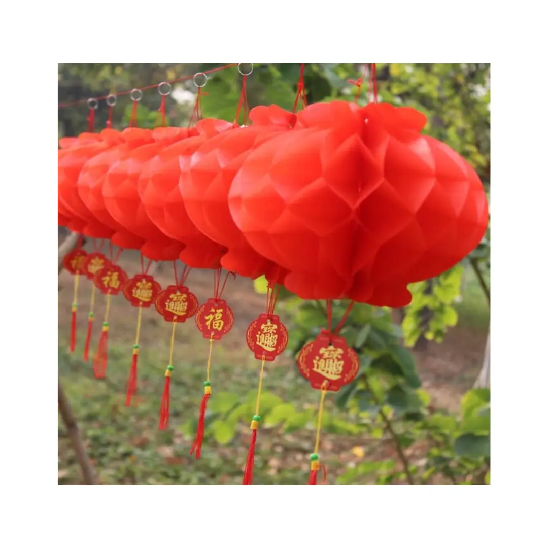 فانوس زهرة حمراء جميلة من فيتنام - فانوس ورقي بألوان وتقاسات وأشكال مخصصة بسعر رخيص - فانوس ديكور فيتنامي للبيع بالجملة