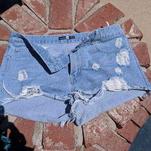 Vintage S Taille Denim Shorts Jeanagers Autre Artisanat Jeans Pantalon Court - Product Image 1