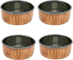 Ski Group Of Indian Pooja Thali Diseño martillado Gran cobre Thali Set Vendedor al por mayor Artículo Logotipo personalizado - Product Image 3