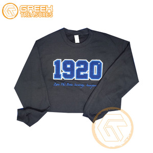 Sudadera de Invierno Personalizada al por Mayor con el Último Diseño de la Hermandad Femenina Zeta Phi Beta, de Algodón y Felpa, Transpirable y Bordada - Product Image 6