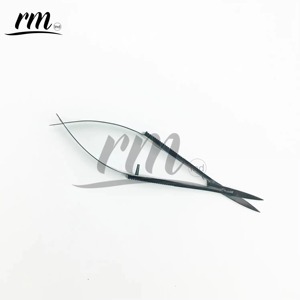 Tijeras Profesionales RMI Extra Afiladas para Recortar Cejas, Color Negro Plasma de Alta Calidad - Product Image 3