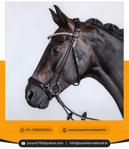 Western Leather Horse Tck Equipment Bridle Brown Dressage Bridle Fournisseur de l'Inde pliée - Product Image 6