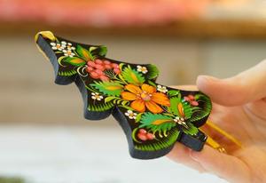 Adornos Navideños de Madera Vintage al por Mayor, Hechos a Mano, Estilo Moderno, Acabado Brillante Ecológico, Personalizables para Decoración Navideña - Product Image 5