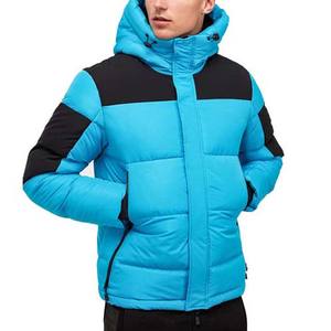 Men's High Street Outdoor Waterproof Canvas Puffer Winter <b>Jacket</b> Hooded <b>Packable</b> Eco-Friendly Windproof Breathable Coated - Product Image 1