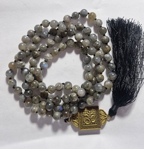 Hermoso diseño 108 collar de cuentas Jap Mala precio competitivo con cuentas de piedra de hebra de piedras preciosas de labradorita Natural - Product Image 5