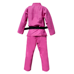 Uniformes de BJJ personalizados para mujer, color rosa, para entrenamiento de Jiu Jitsu, uniformes de artes marciales para niñas a la venta - Product Image 3