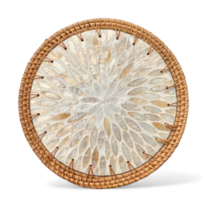 Mantel Individual de Nácar con Ratán, Ofrece un Buen Precio por Volumen para Suministros de Decoración del Hogar desde Vietnam - Product Image 1